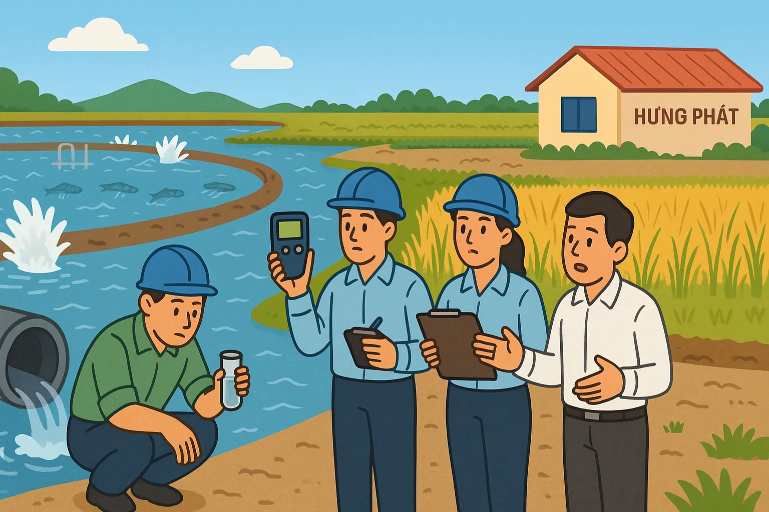 Doanh nghiệp nuôi tôm sử dụng nước ngọt không qua kiểm soát