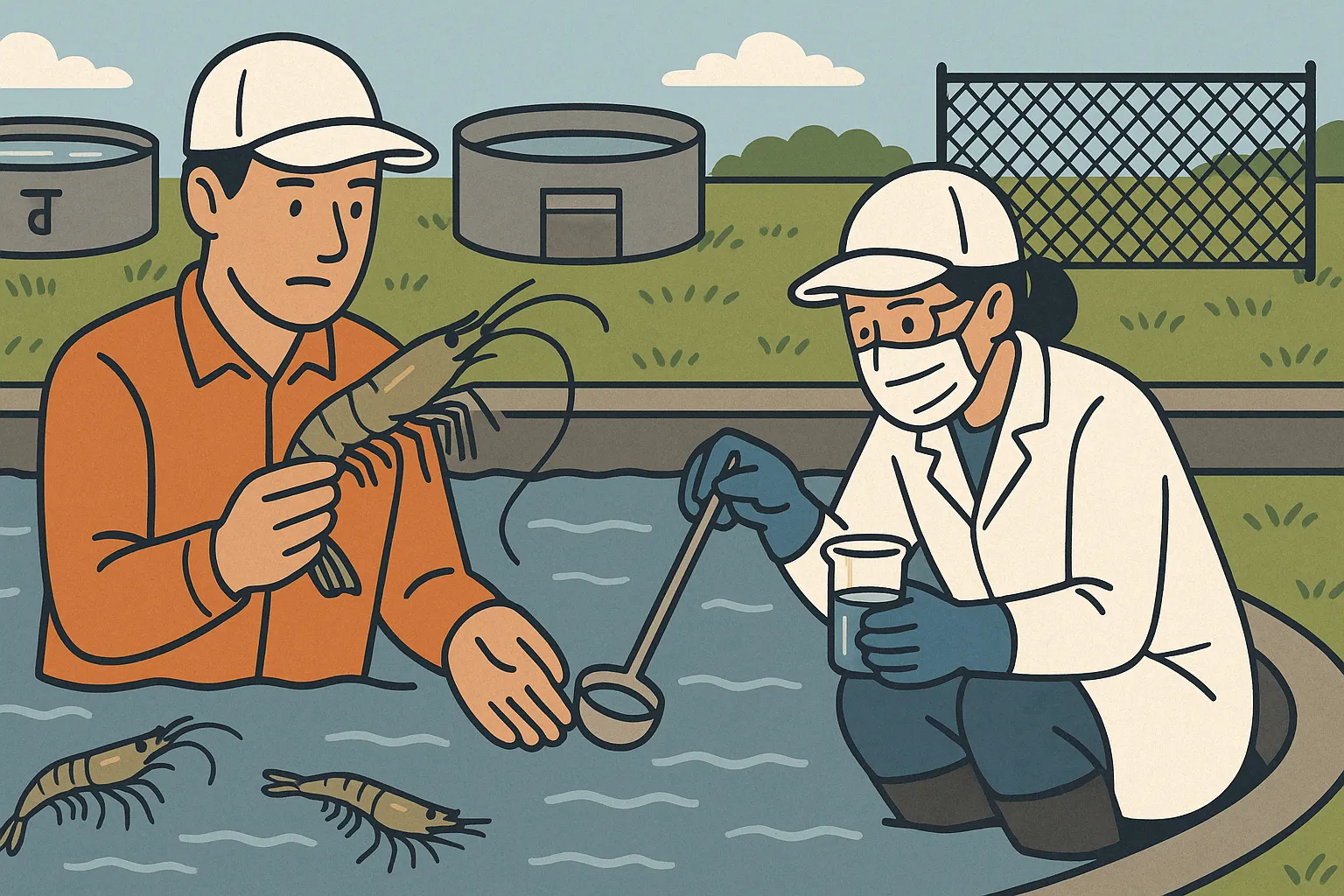 Có được phép vứt bỏ động vật thủy sản mắc bệnh không?