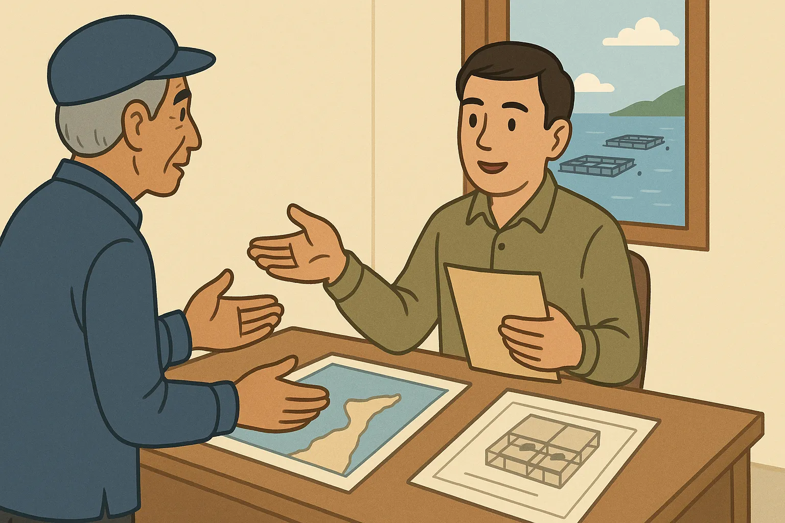 Người dân xin giao khu vực biển nuôi cá bớp