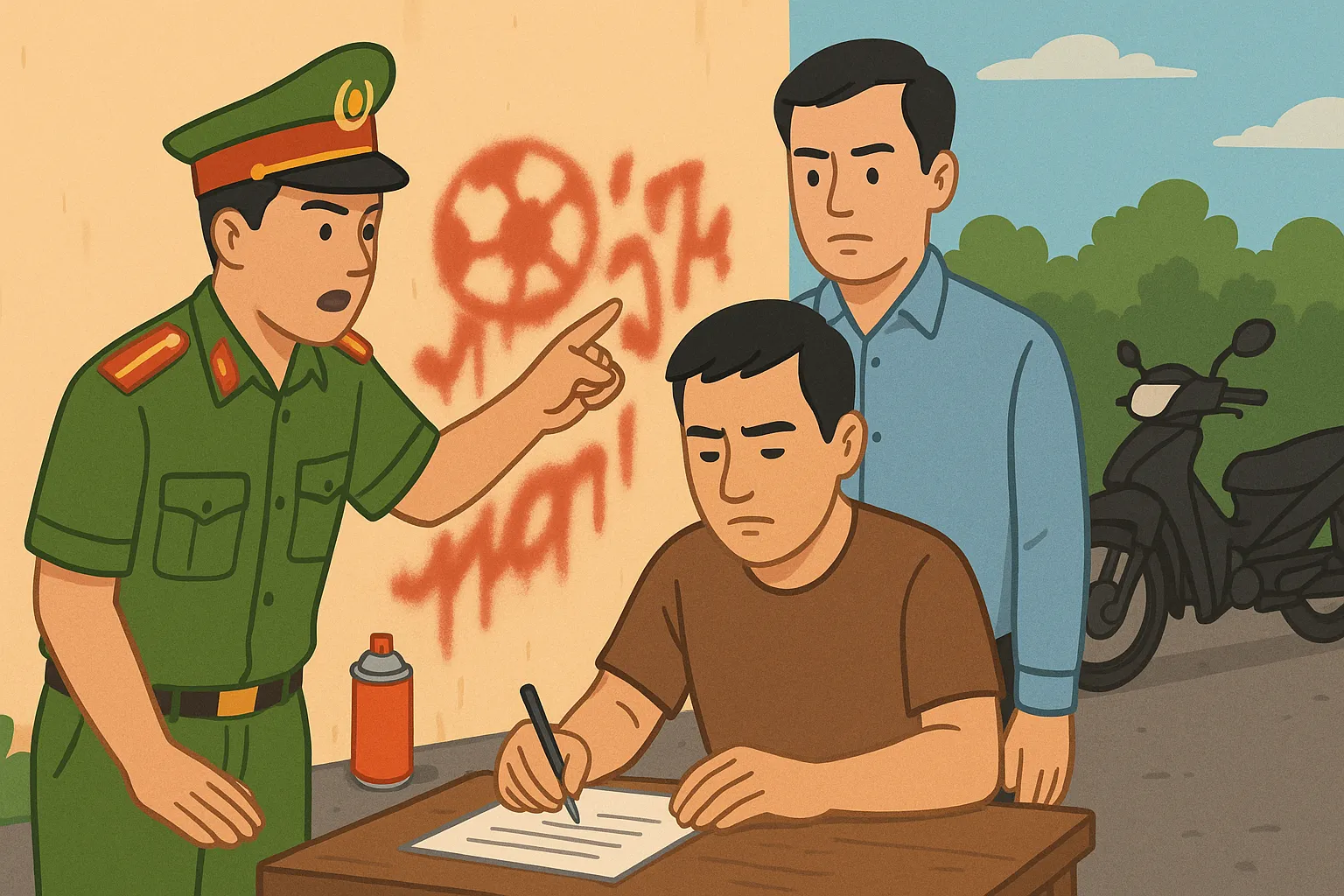 Người vi phạm thực hiện hành vi quảng cáo trái phép