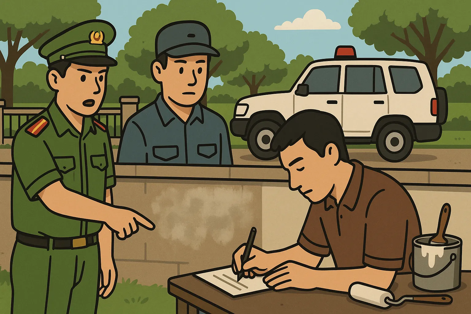 Hành vi vi phạm được phát hiện sau khi thực hiện một thời gian