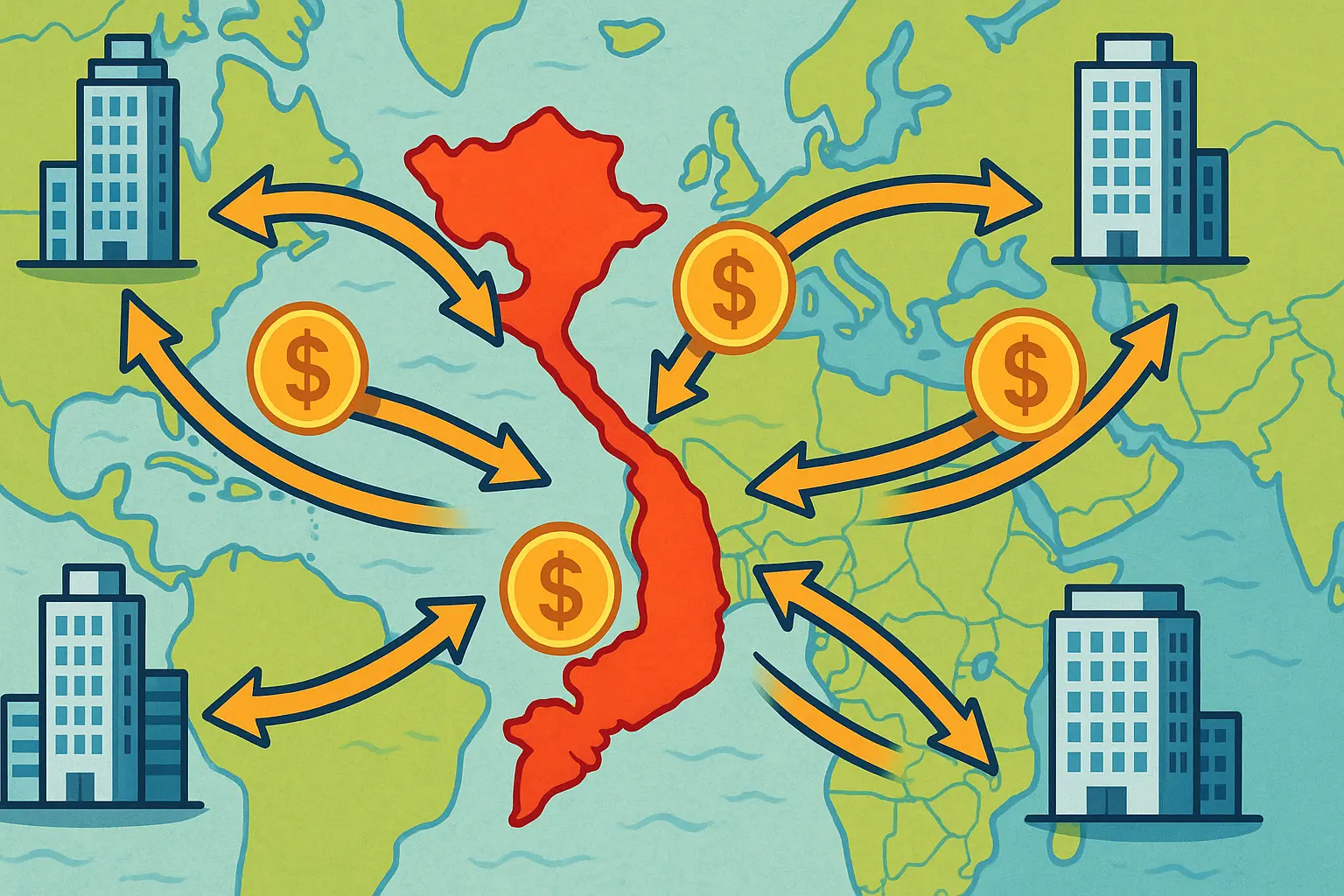 Sử dụng 23 công ty để chuyển tiền qua biên giới