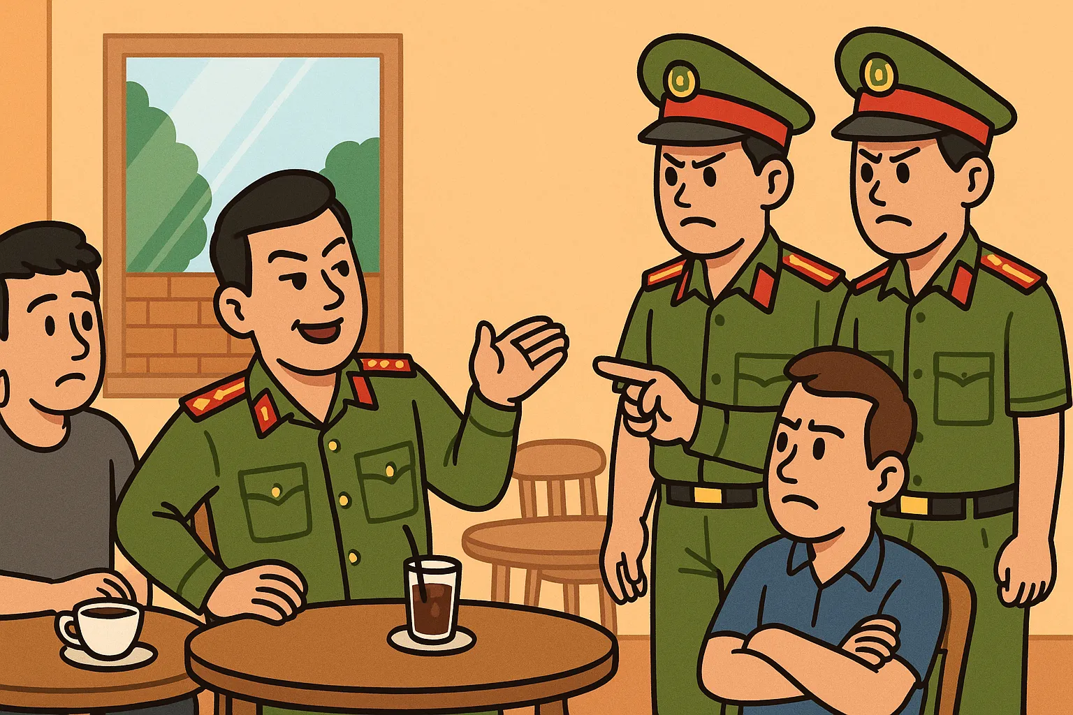 Giả danh sĩ quan quân đội để ra oai với người dân