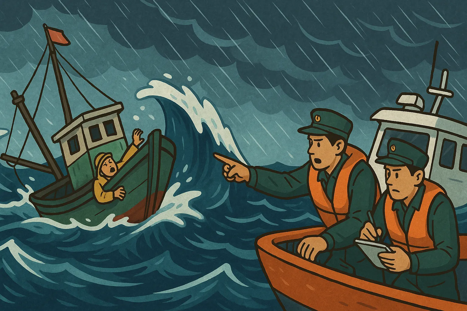 Anh Trần Minh Phúc có tàu cá được huy động