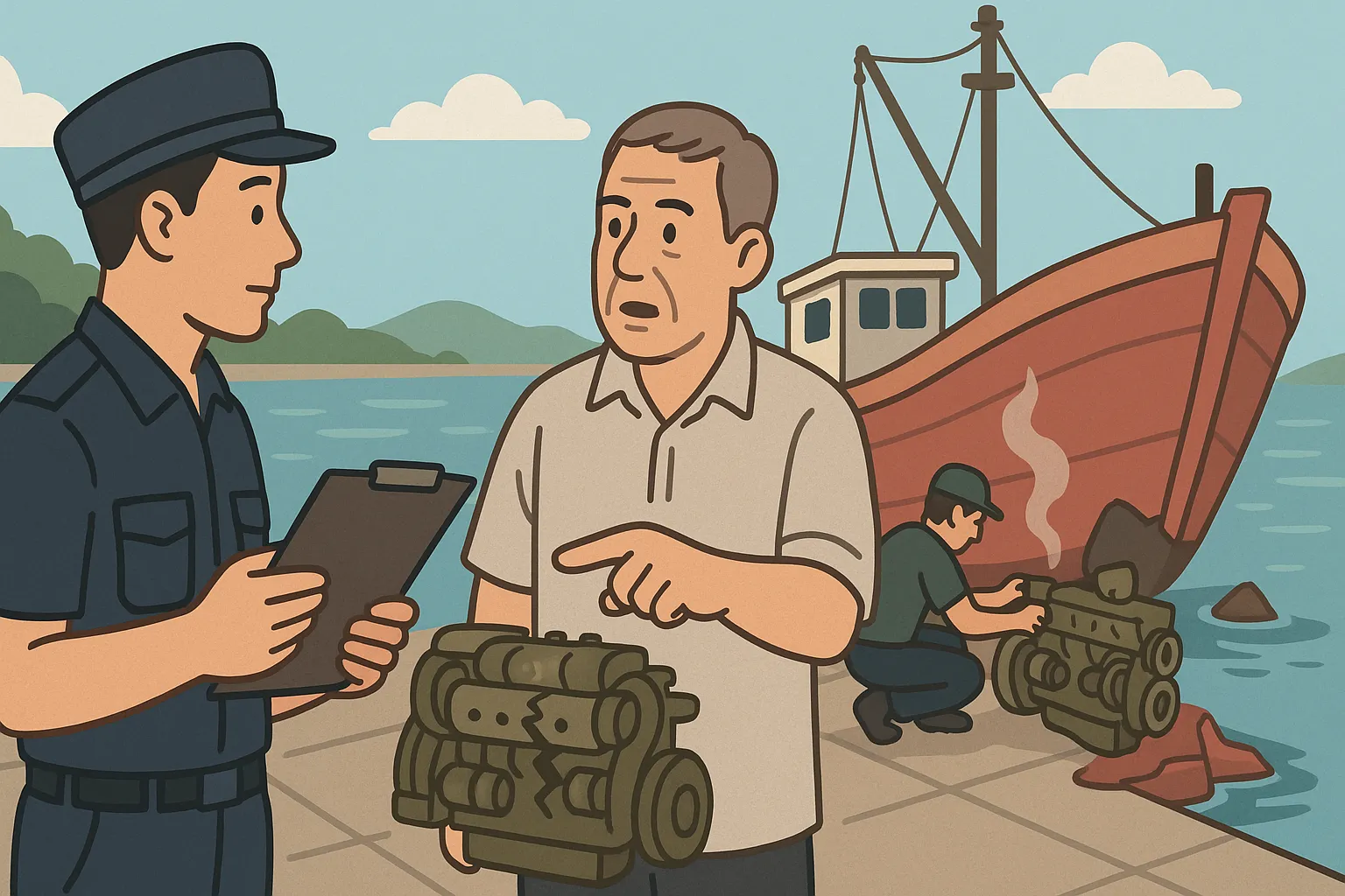 Chủ tàu tham gia thực hiện lệnh huy động khẩn cấp