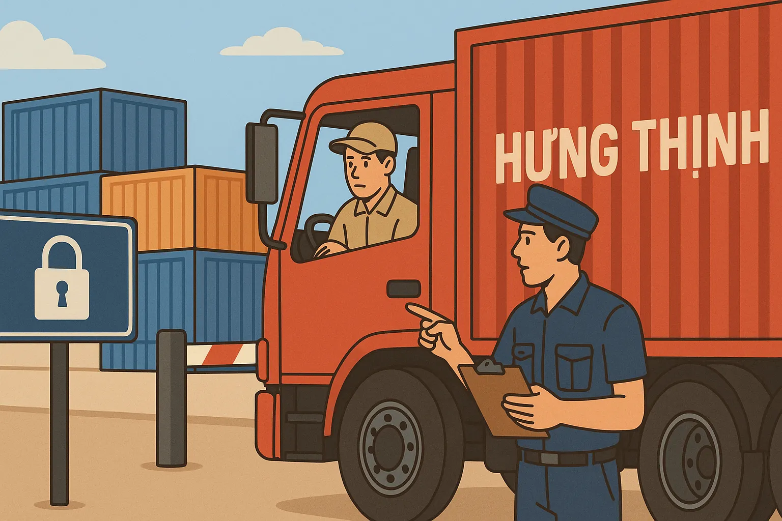Phương tiện ra vào cảng không tuân thủ quy định kiểm soát an ninh