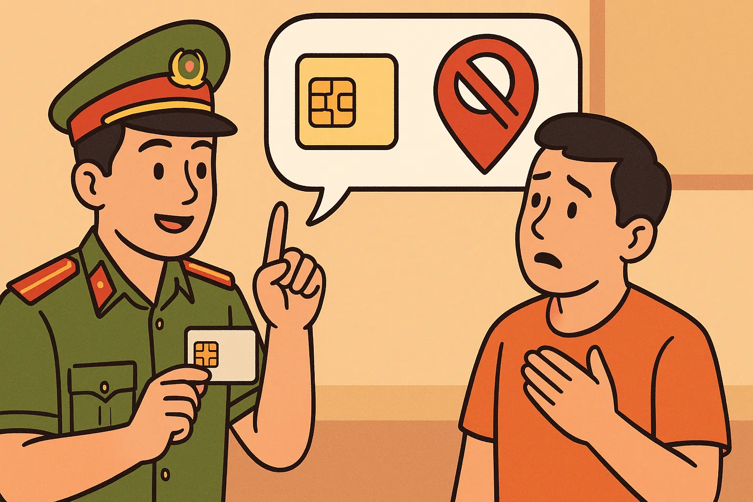 Thẻ căn cước gắn chip có định vị được không