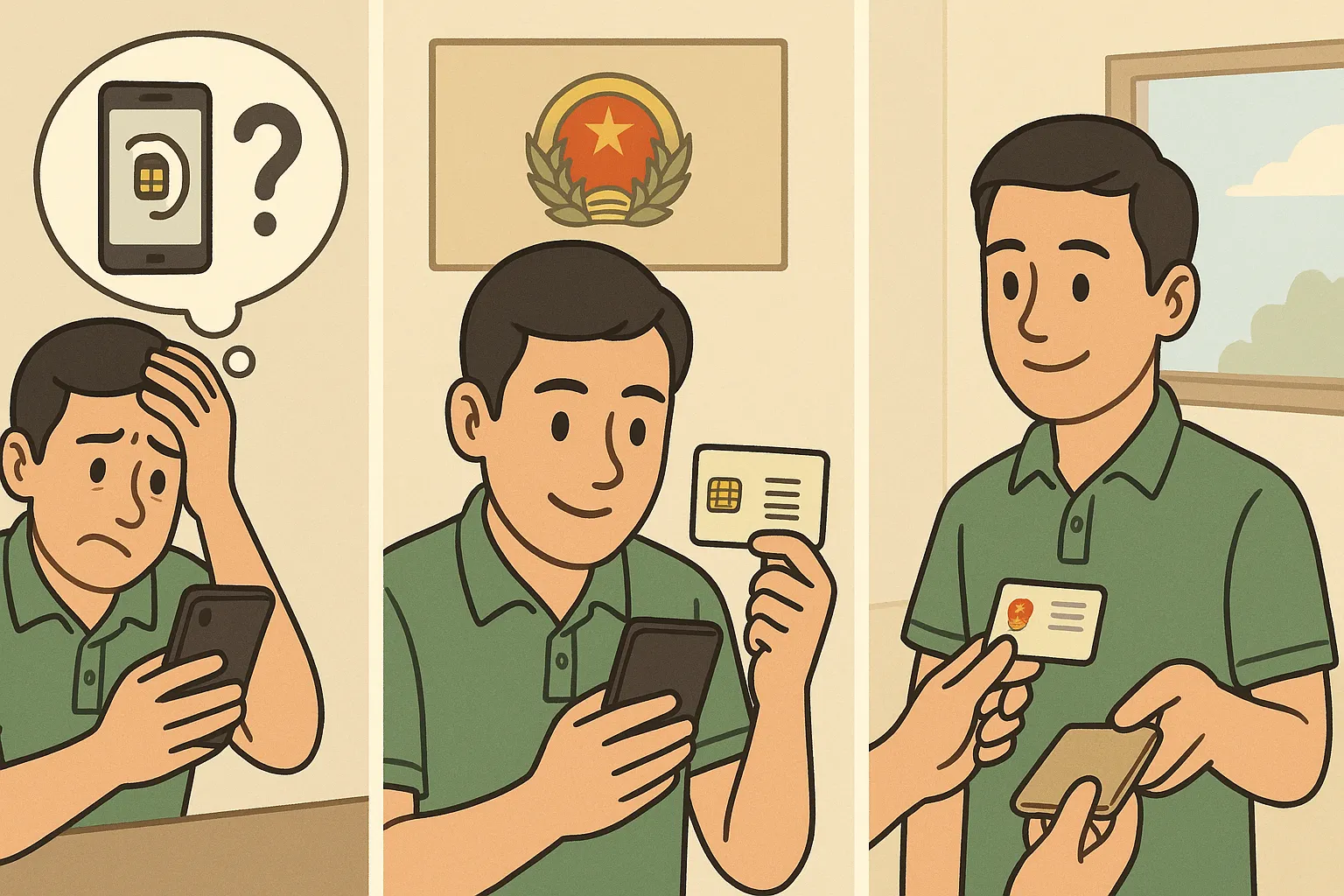 Anh Long nghe tin đồn về chức năng định vị