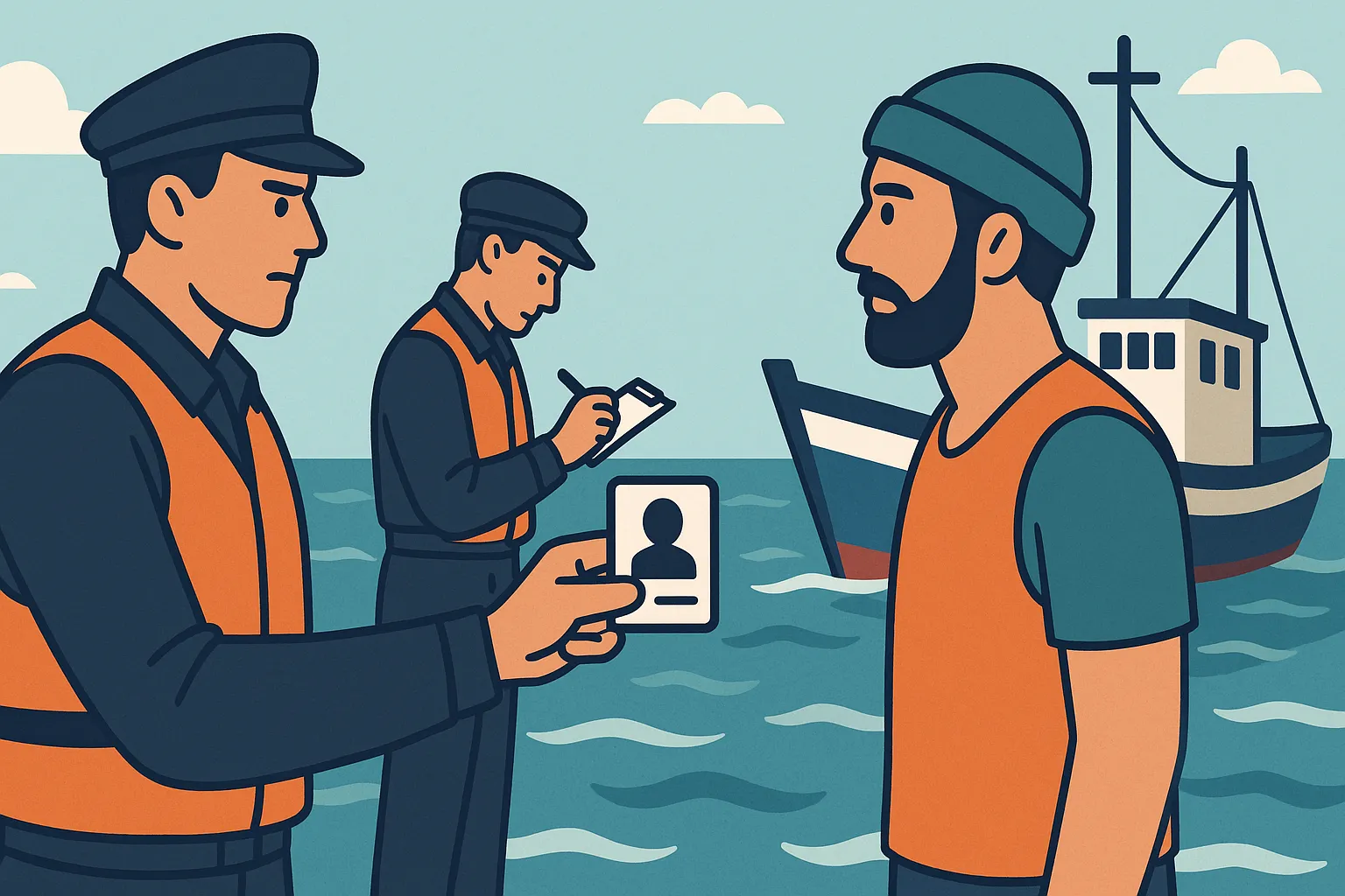 Công chức kiểm ngư được sử dụng thẻ kiểm ngư trong những trường hợp nào