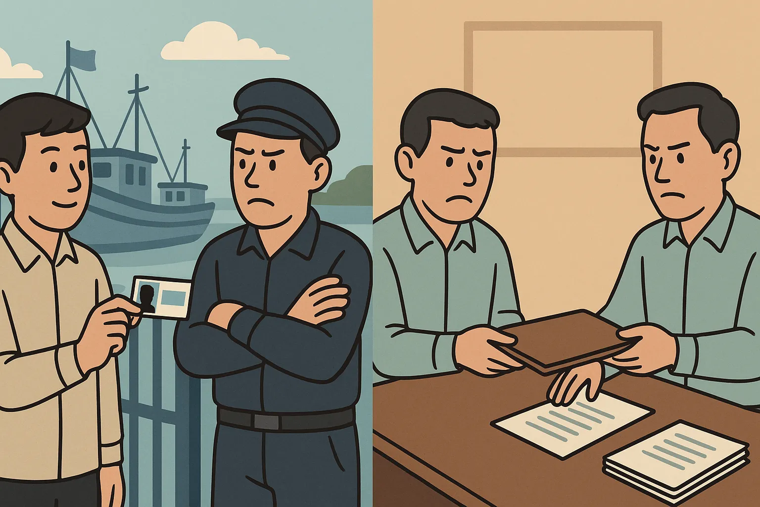 Công chức sử dụng thẻ kiểm ngư ngoài nhiệm vụ