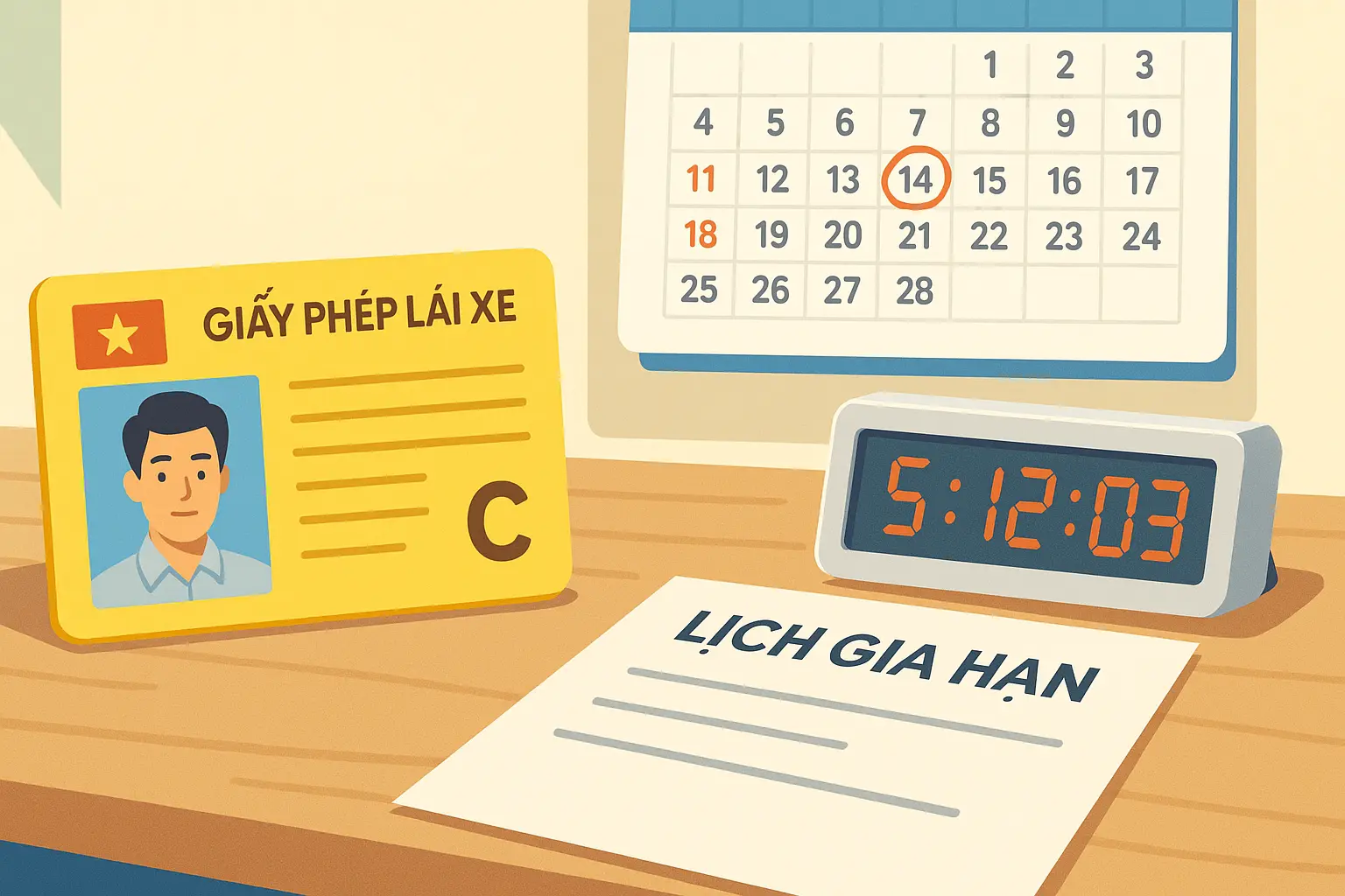 Thời hạn của bằng lái xe hạng C là bao lâu?
