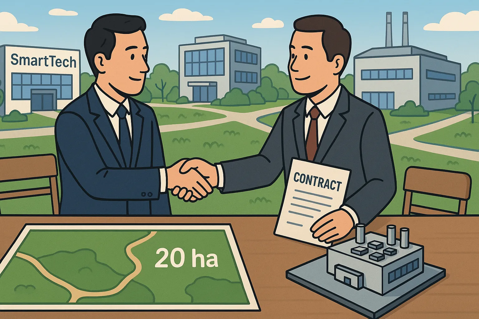 Công ty công nghệ ký hợp đồng thuê đất tại khu công nghệ cao Hòa Liên