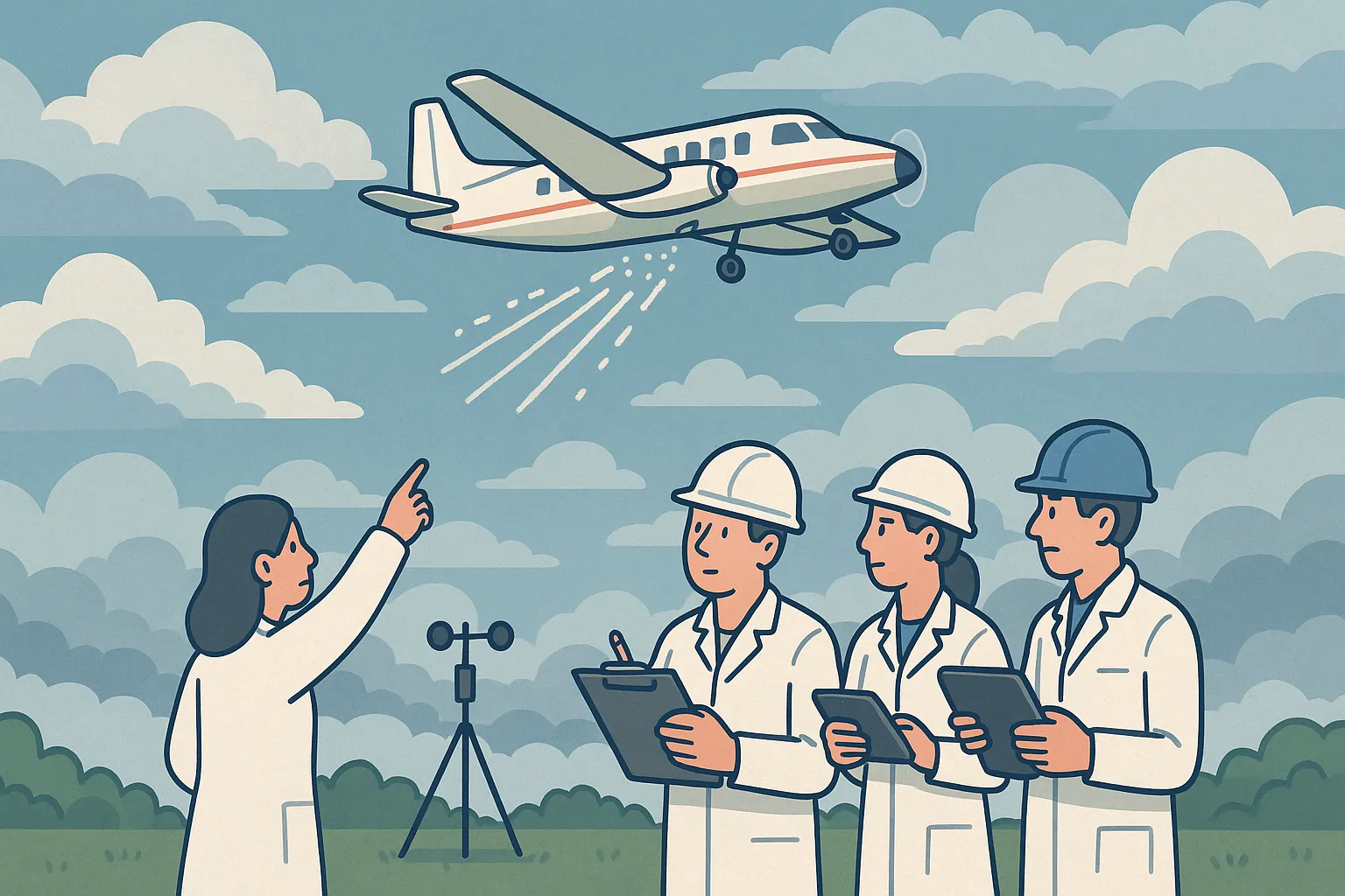 Tác động vào thời tiết trái với kế hoạch được phê duyệt