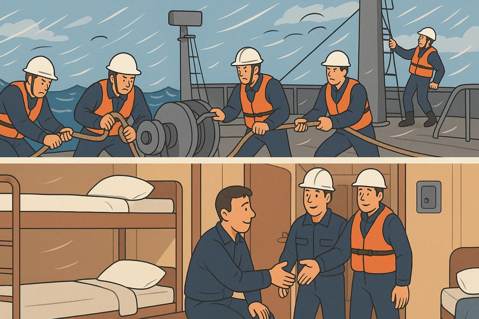 Thuyền viên trên tàu biển Việt Nam có được chăm sóc sức khỏe