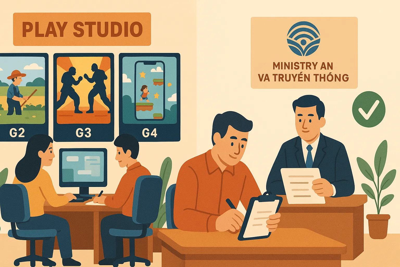 Doanh nghiệp được phát hành trò chơi điện tử G2, G3, G4 trên mạng