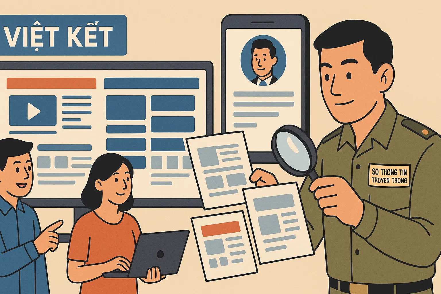 Doanh nghiệp vận hành nhiều loại trang thông tin điện tử