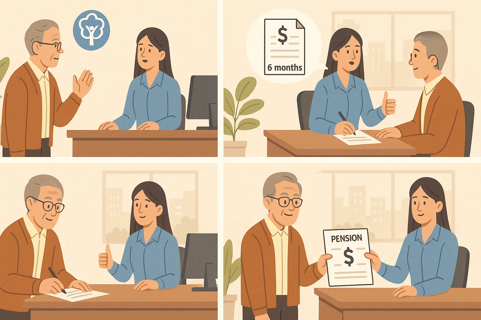 Ông Hùng sắp đến tuổi nghỉ hưu nhưng thiếu thời gian đóng BHXH