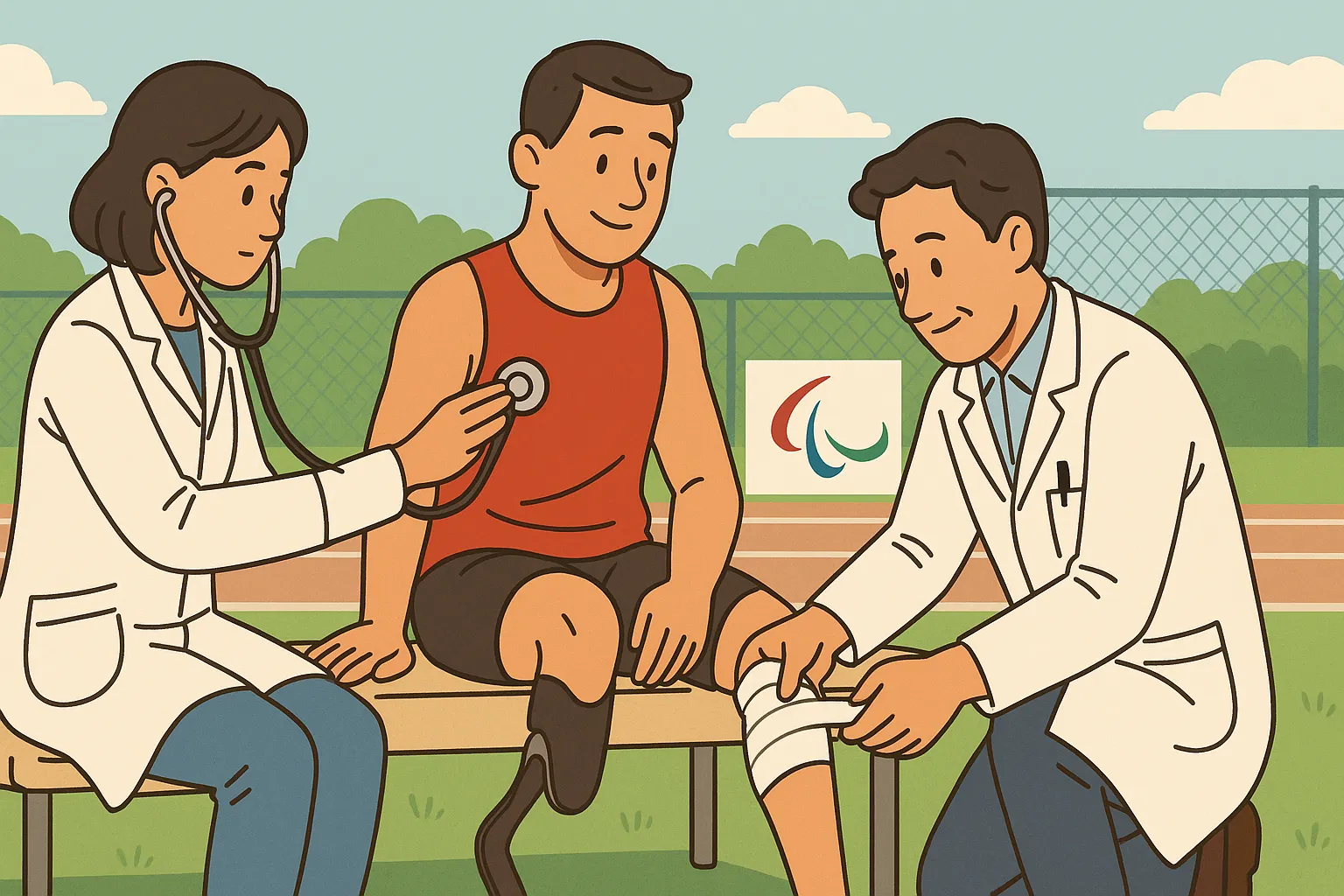 Vận động viên tham dự Paralympic Games được chữa trị chấn thương ở đâu?