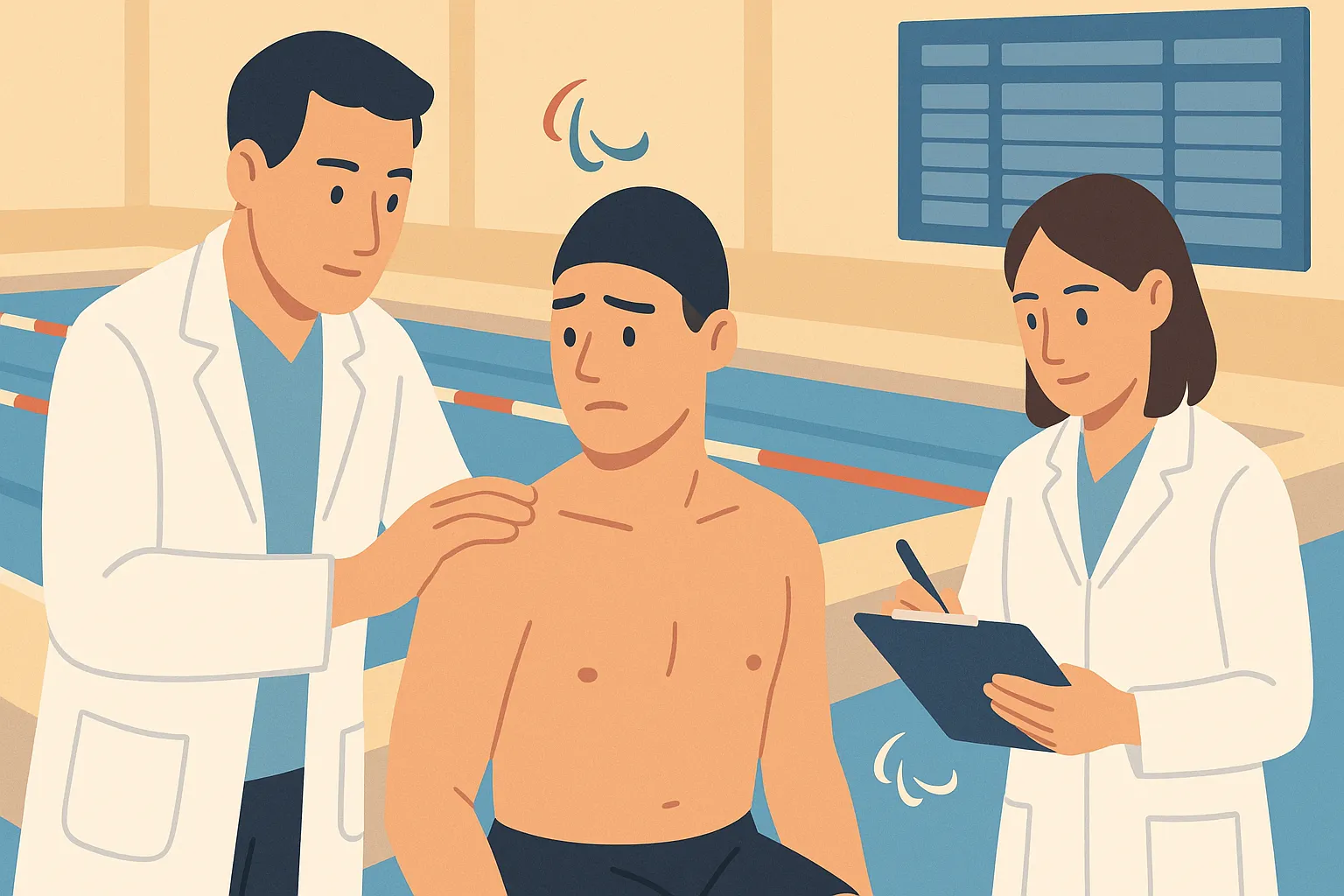 Anh Lê Hoàng Minh bị chấn thương trong quá trình tập luyện