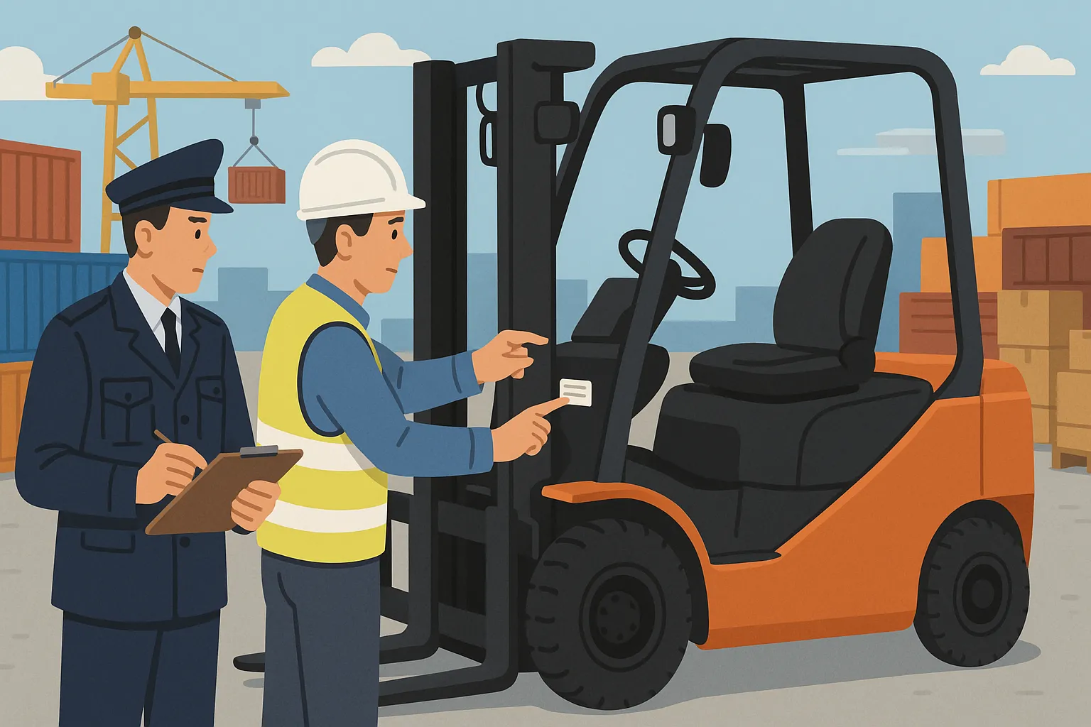 Xe nâng điện cần phải chứng nhận và công bố hợp quy