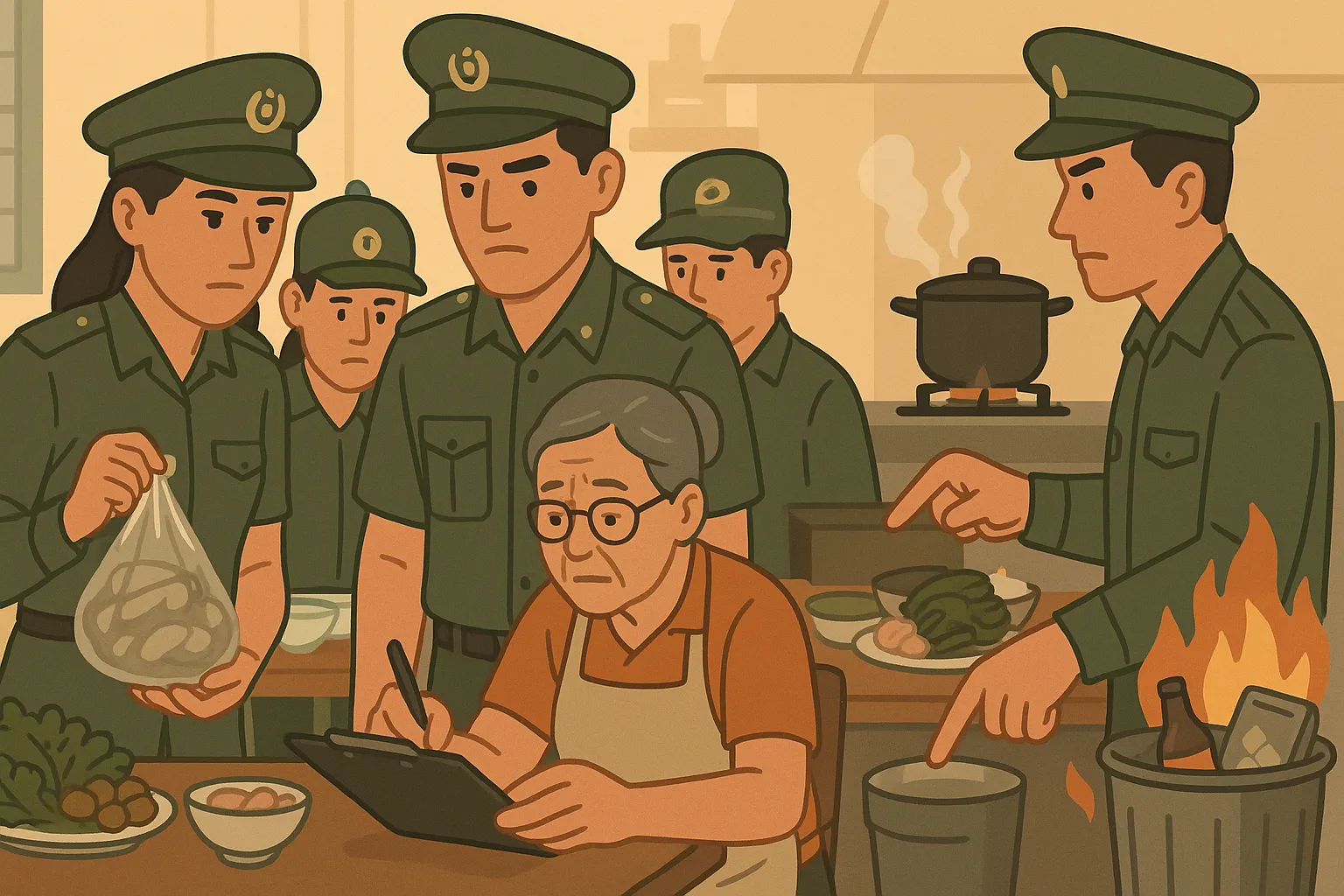 Chủ quán ăn bị phát hiện kinh doanh không đảm bảo vệ sinh