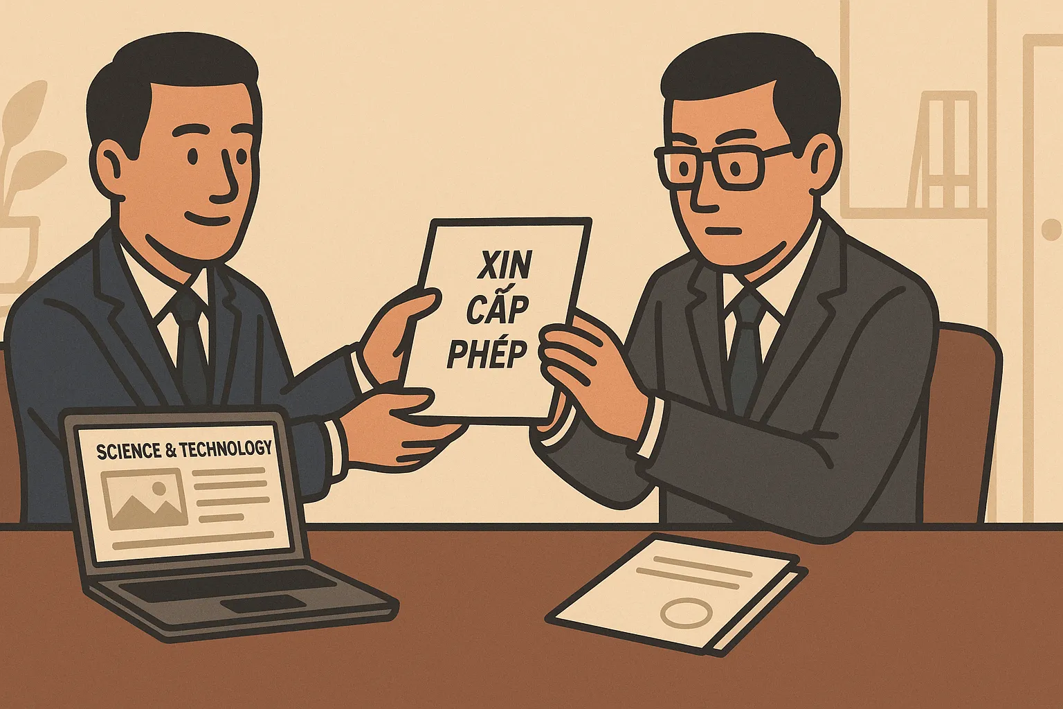 Báo điện tử gửi hồ sơ xin cấp phép mở chuyên trang