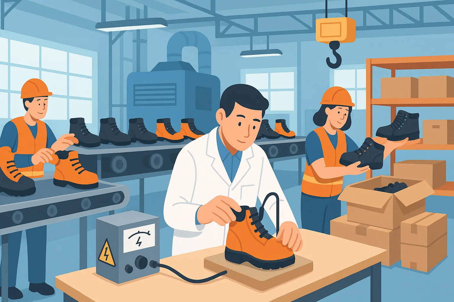 Doanh nghiệp sản xuất giày cách điện