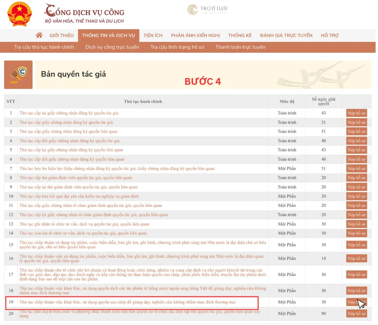 Thủ tục xin chấp thuận khai thác, sử dụng quyền sao chép để giảng dạy, nghiên cứu phi thương mại