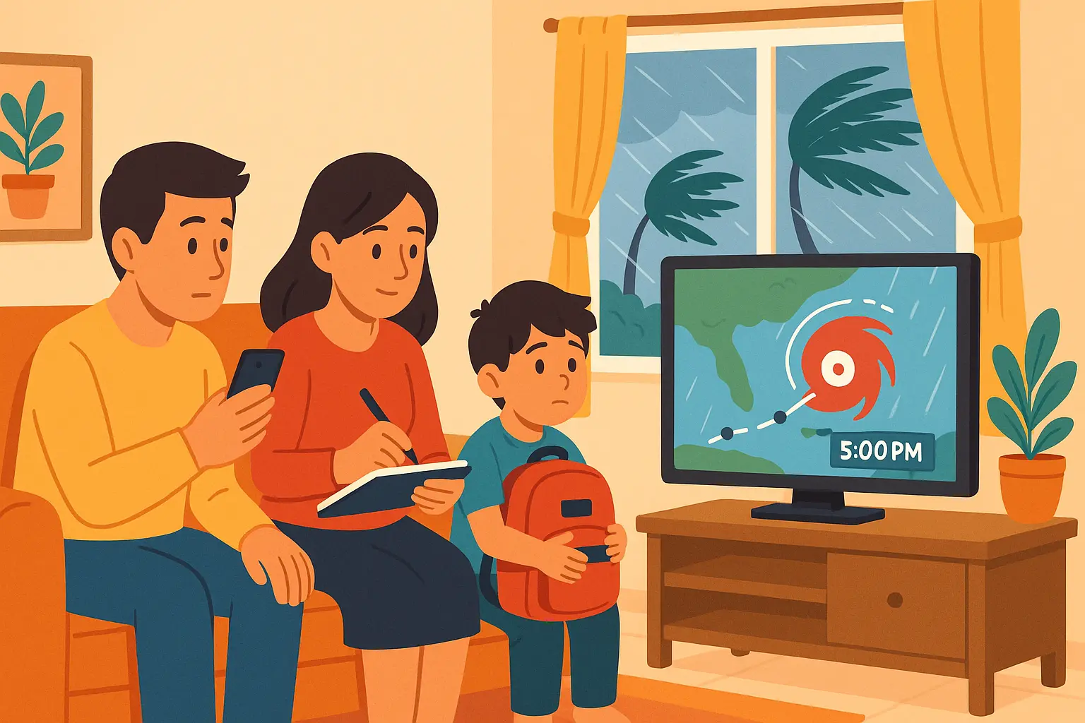 Một bản tin dự báo, cảnh báo bão đầy đủ sẽ bao gồm những nội dung gì?