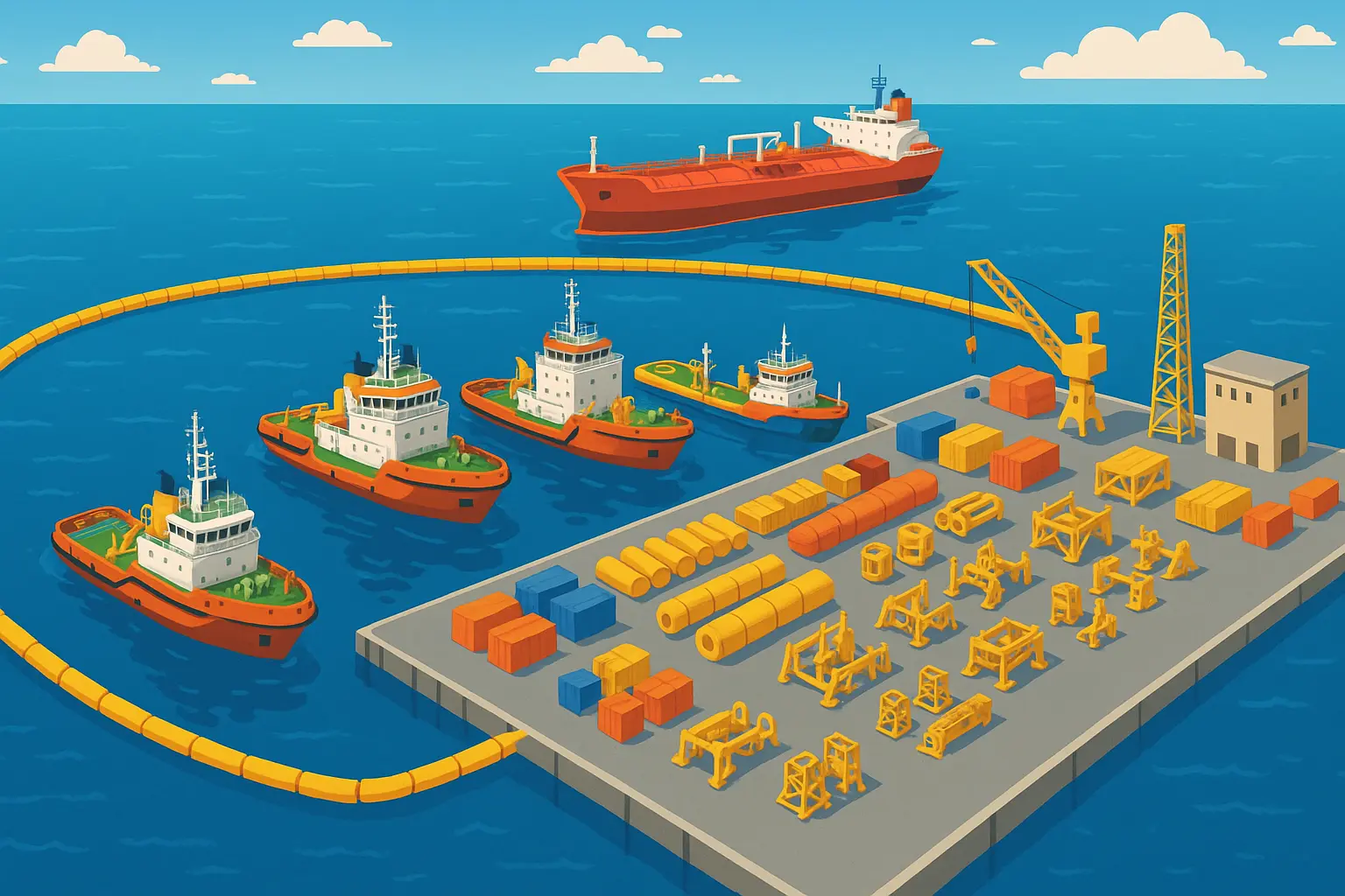 Cảng dầu khí ngoài khơi được pháp luật định nghĩa như thế nào?