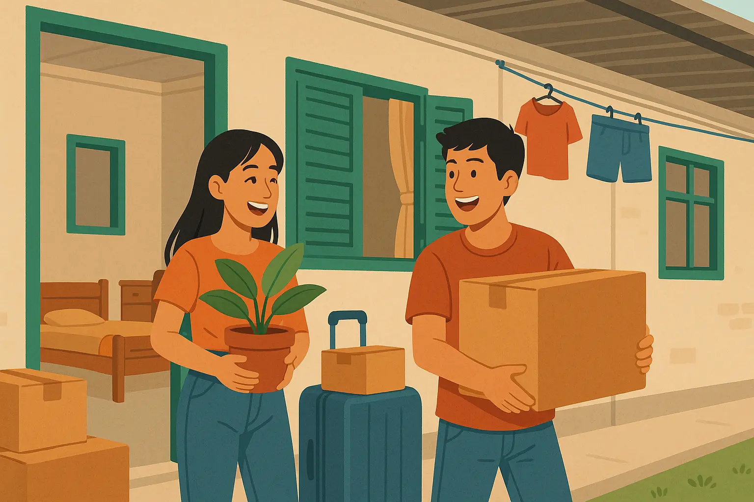 Nam nữ chưa kết hôn có được thuê trọ sống chung với nhau không?