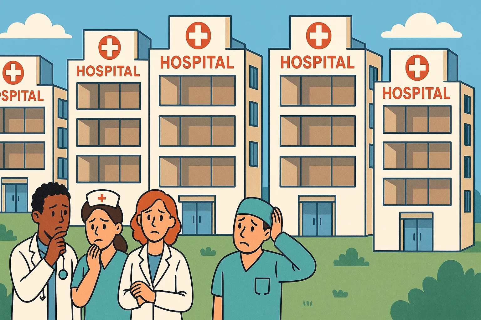 6 bệnh viện tuyến huyện xây xong nhưng thiếu vốn trang thiết bị