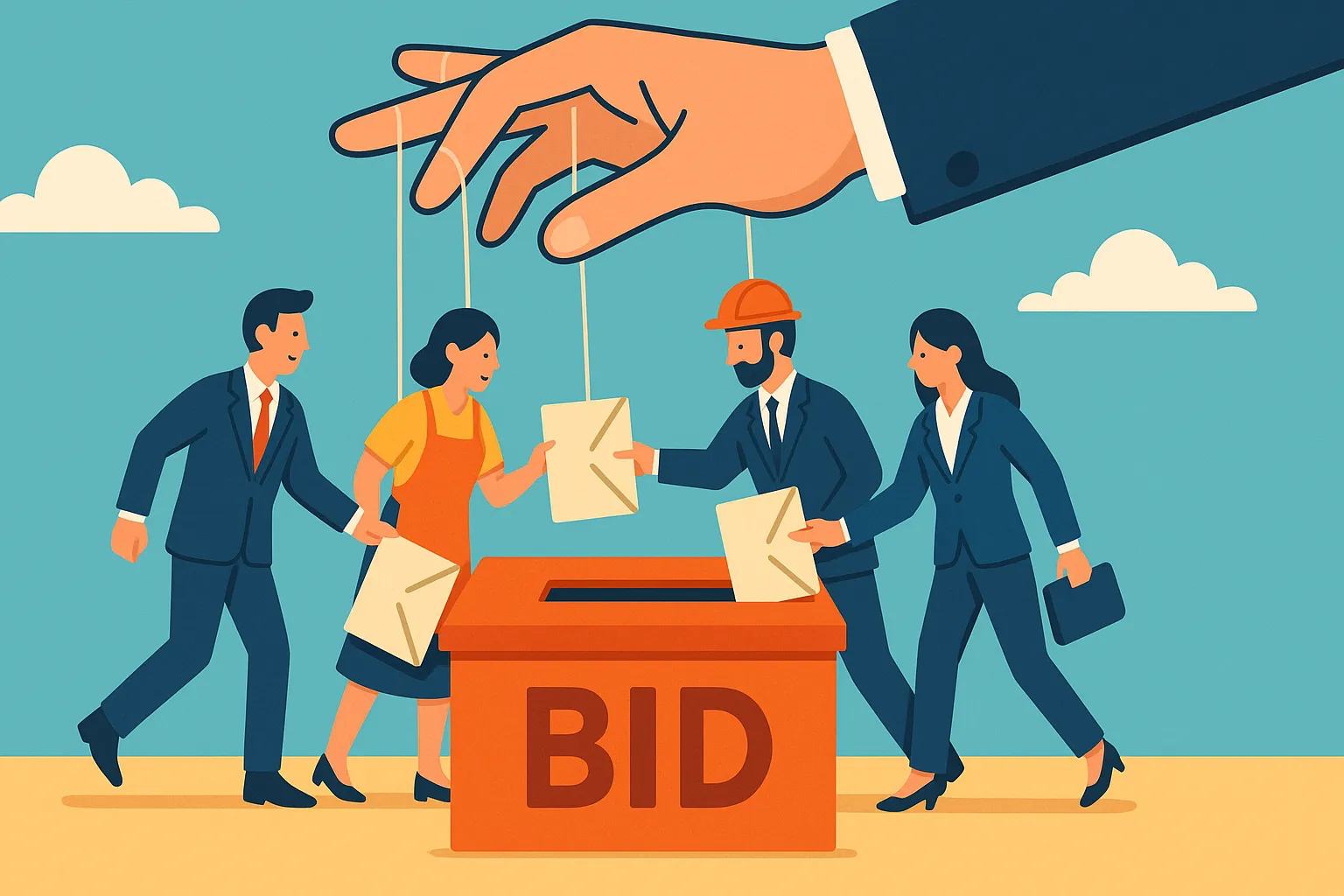 Dựng công ty ảo để giả lập cạnh tranh và điều tiết kết quả - 2014