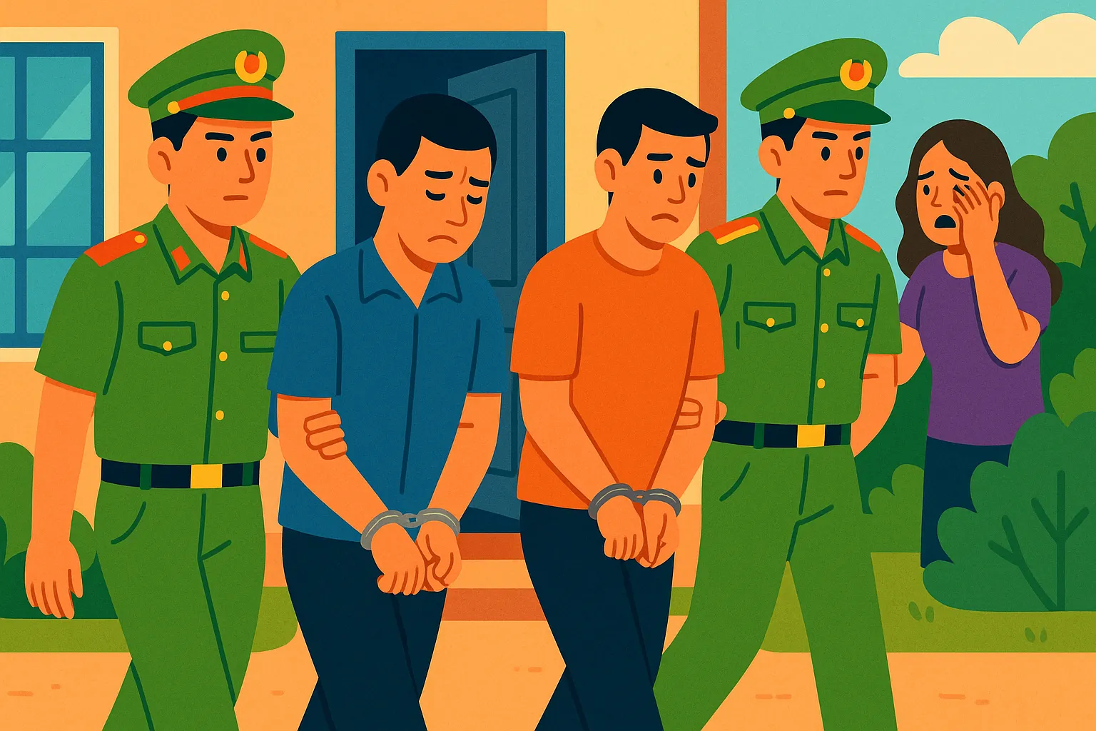 Bắt giam ông Phái và ông Trần Bê