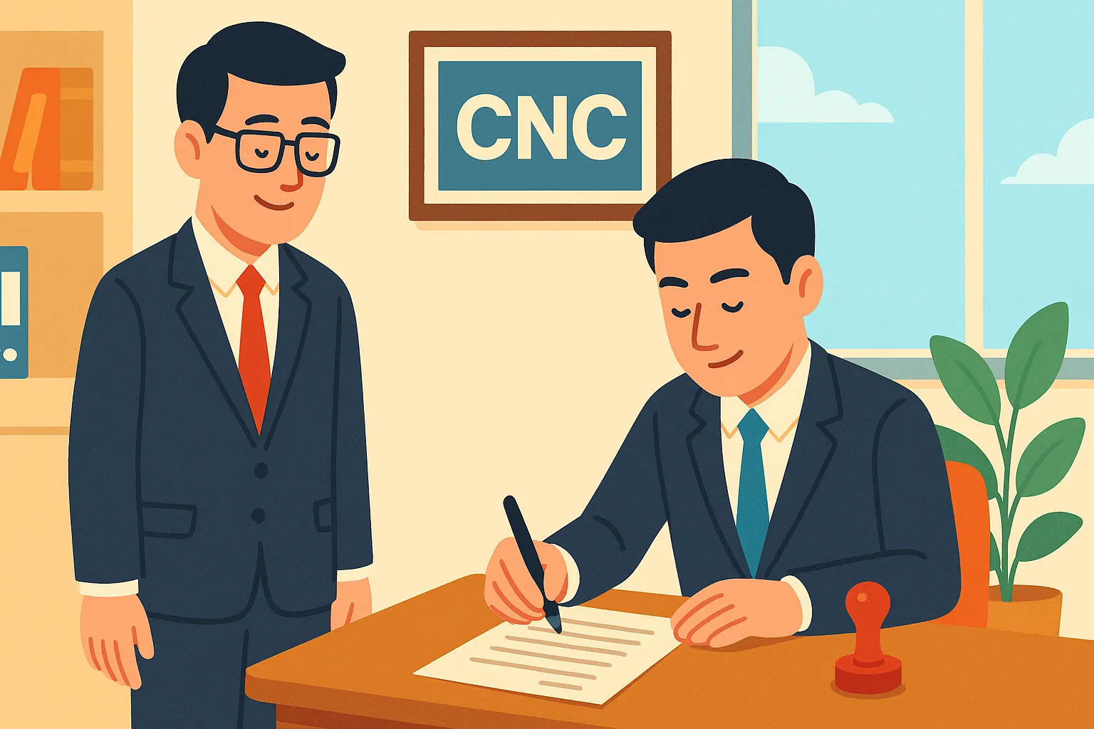 CNC trở thành công ty bình phong