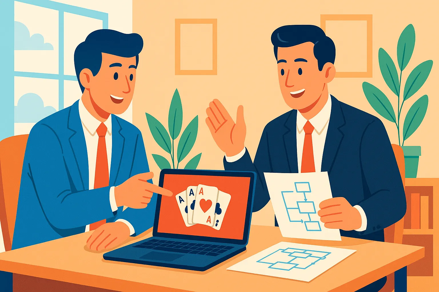 Bắt đầu hình thành ý tưởng game bài