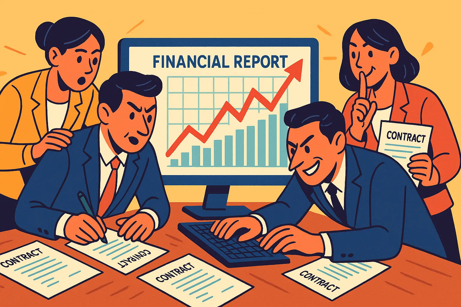 “Đánh bóng” báo cáo tài chính và hợp đồng “khống” - 2021