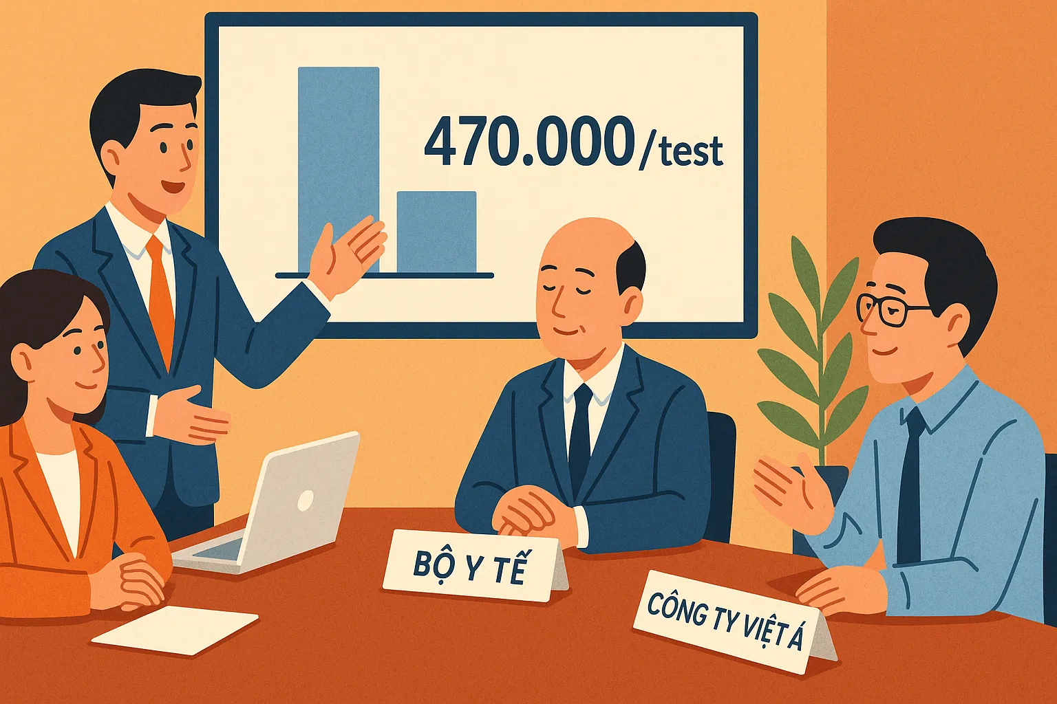 Bộ Y tế hiệp thương giá với Việt Á