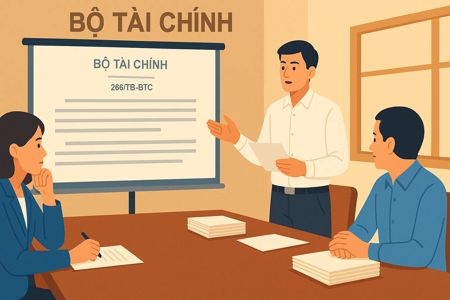 Bộ Tài chính ra thông báo giá tạm tính