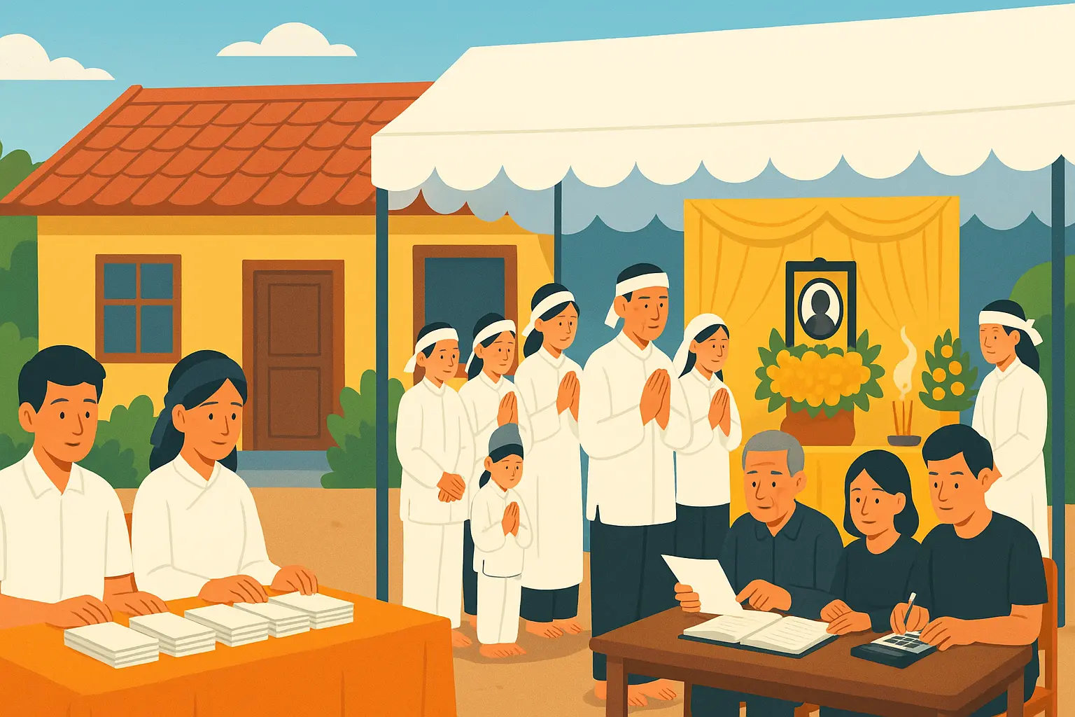 Chi phí mai táng sẽ được thanh toán như thế nào trong thủ tục thừa kế?