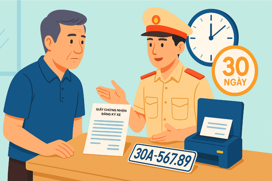 Chứng nhận đã đăng ký xe
