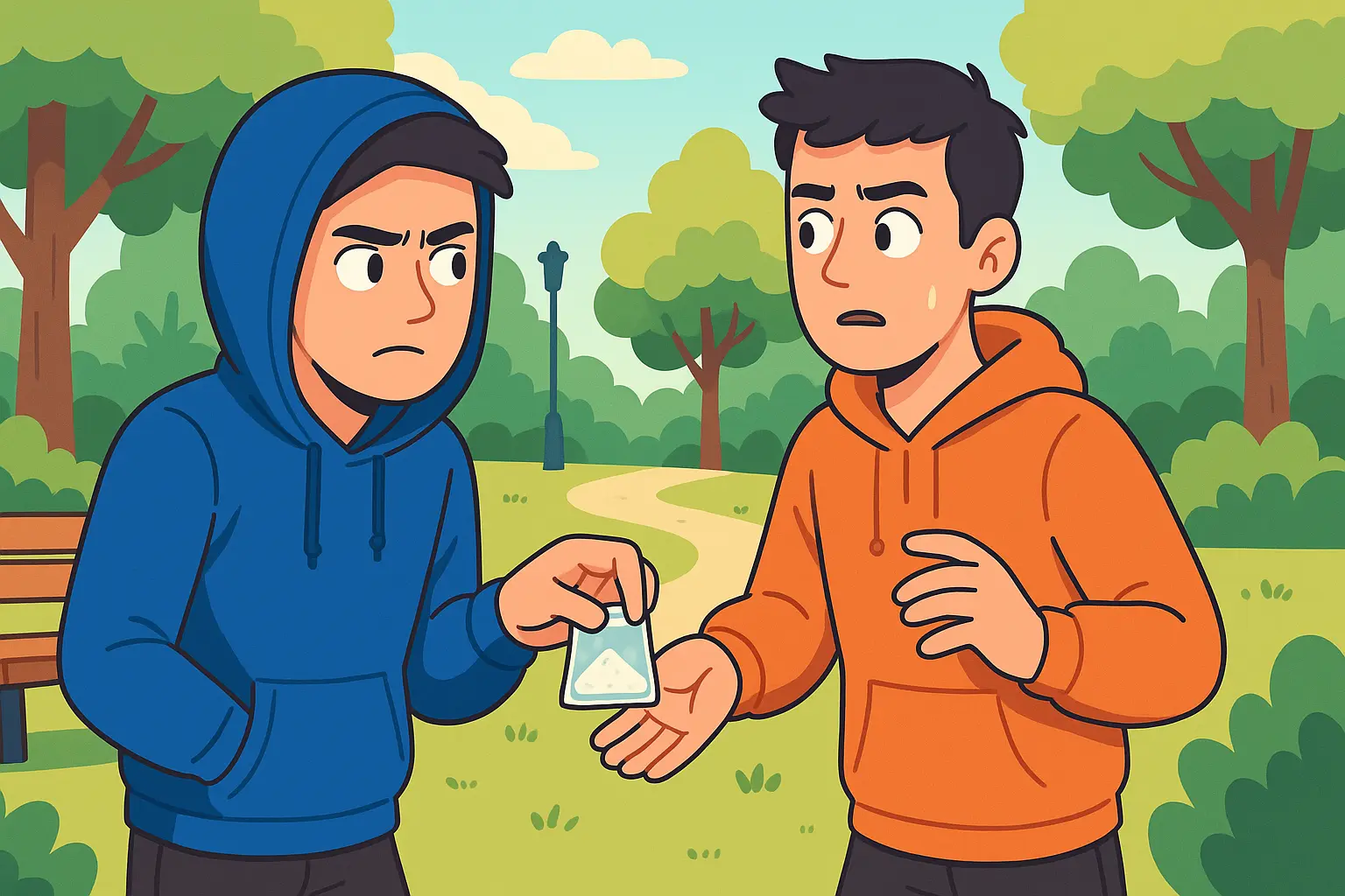 Con nghiện cùng góp tiền, cùng sử dụng ma túy có bị xem là rủ rê người khác không?