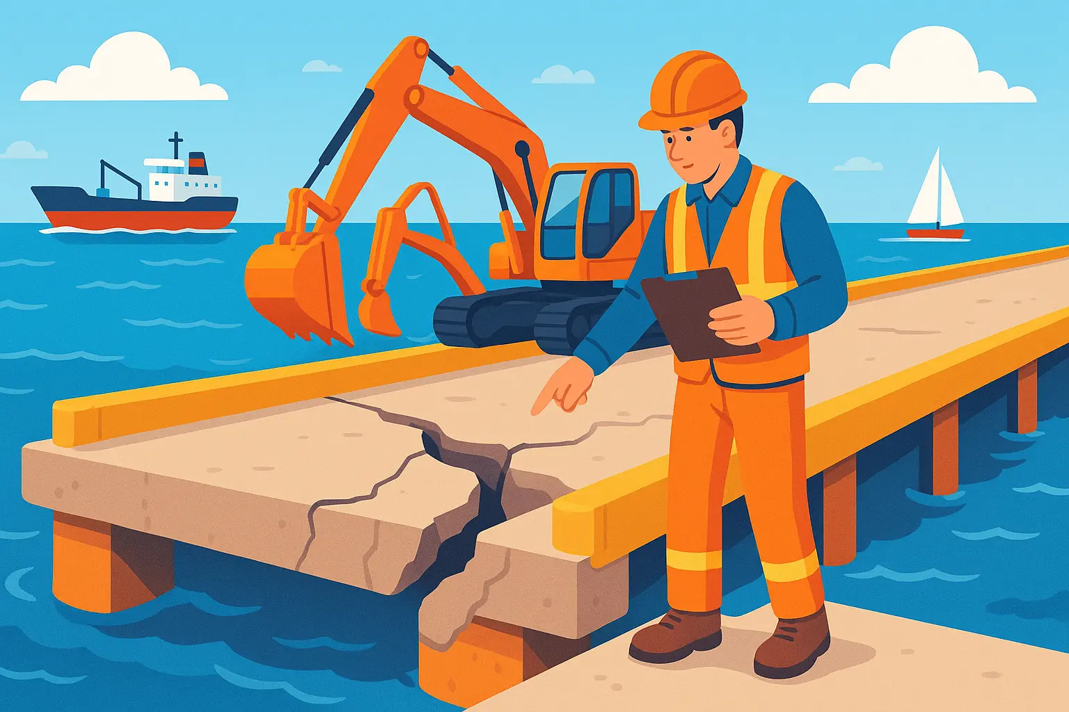 Tổ chức không kịp thời sửa chữa công trình hàng hải có bị phạt không?