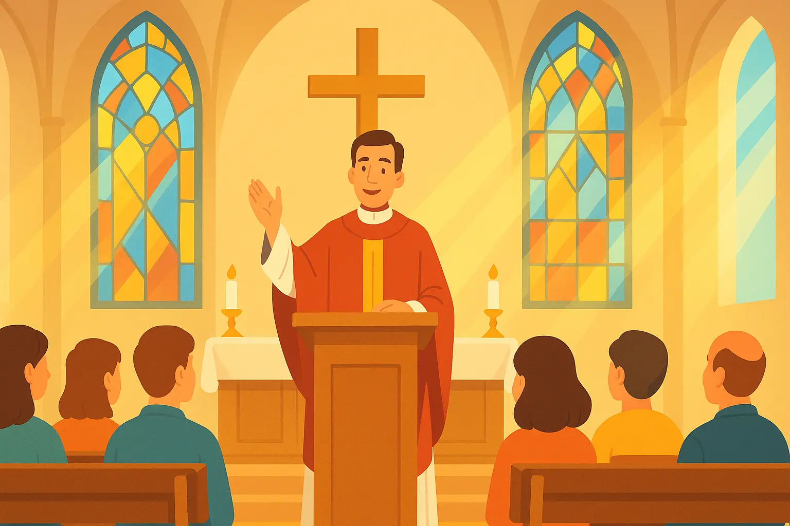 Ai được thực hiện lễ nghi tôn giáo và giảng đạo tại nhà thờ?