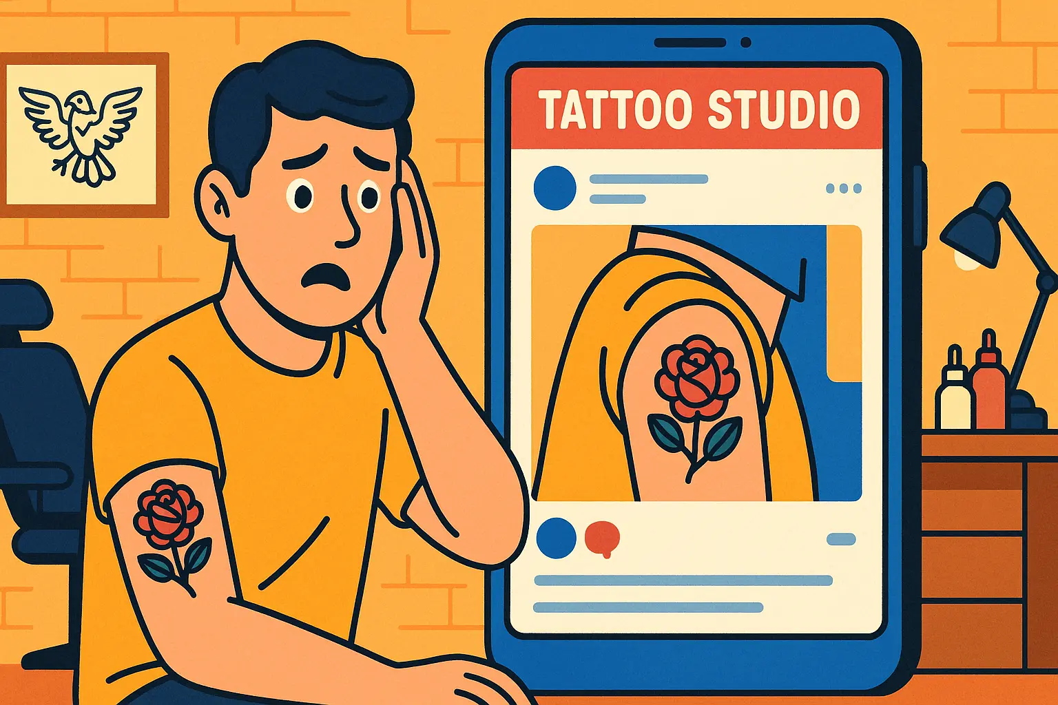 Đăng hình xăm của khách hàng mà không xin phép có vi phạm không?