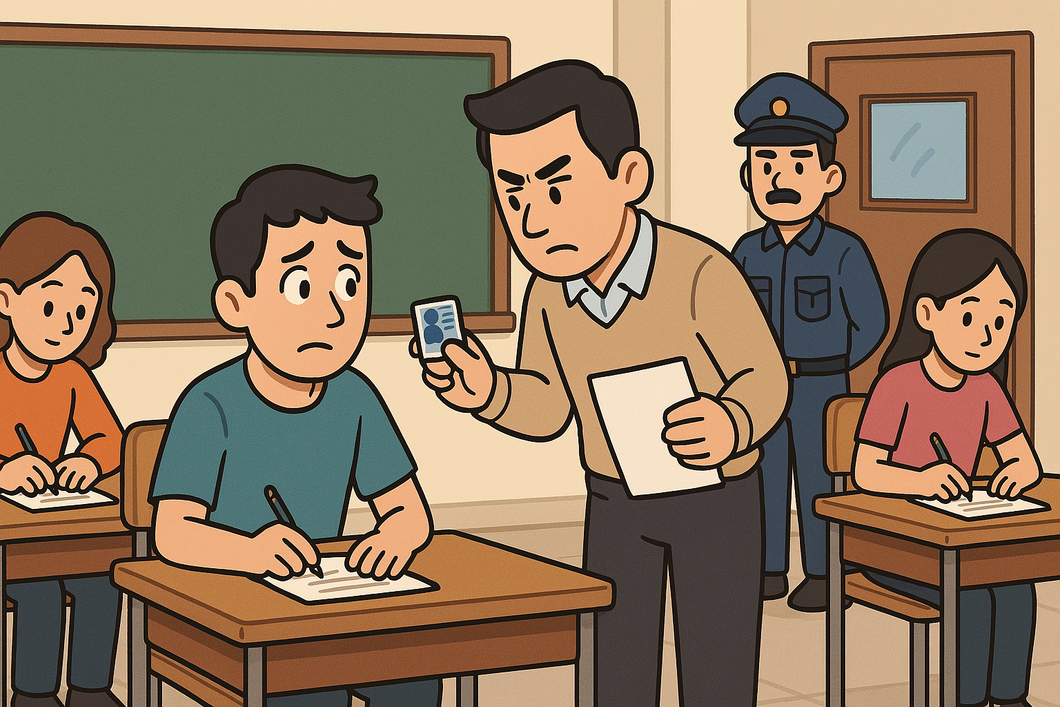 Đi thi hộ có phải chịu trách nhiệm hình sự không?