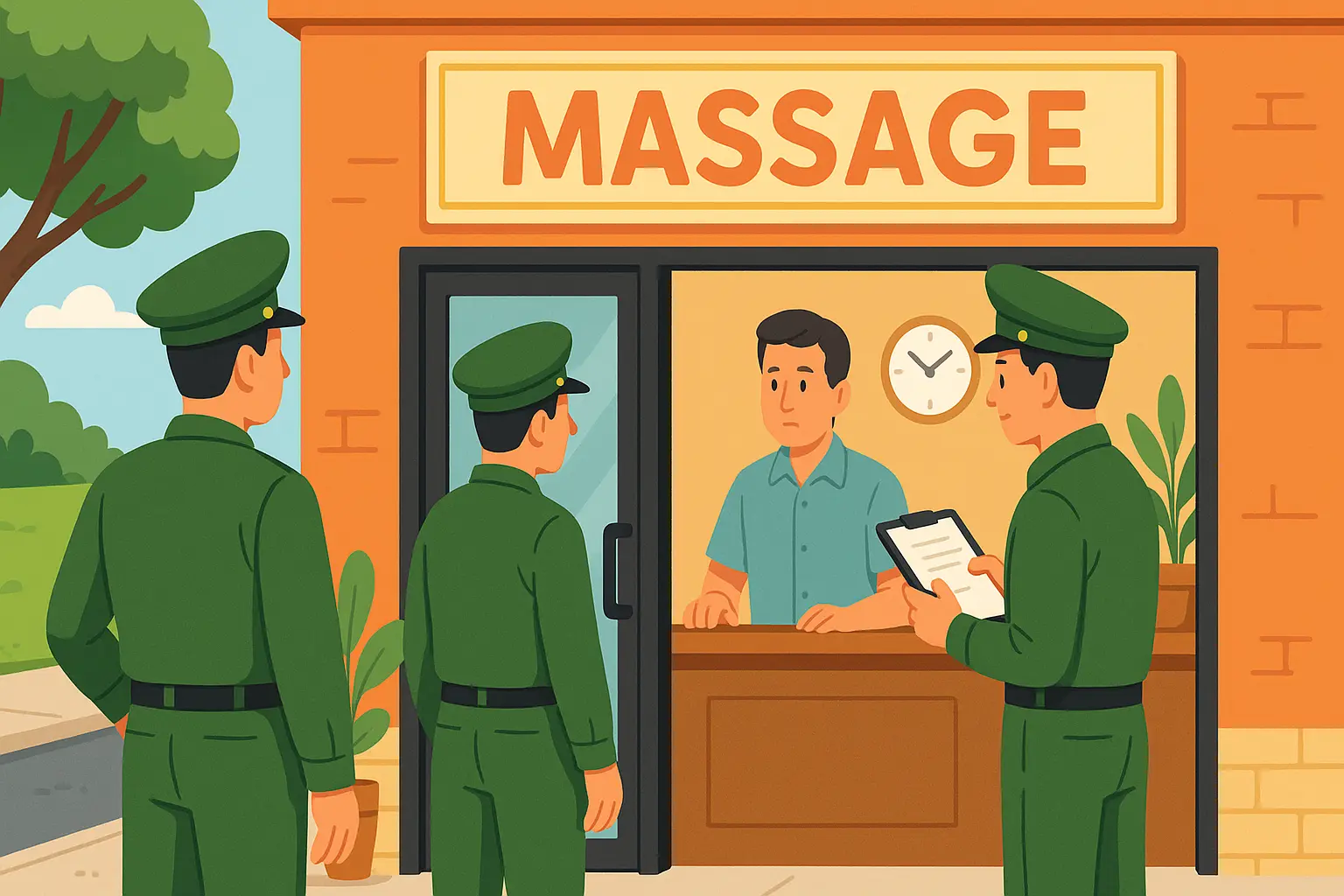 Massage trá hình mại dâm bị xử phạt ra sao?