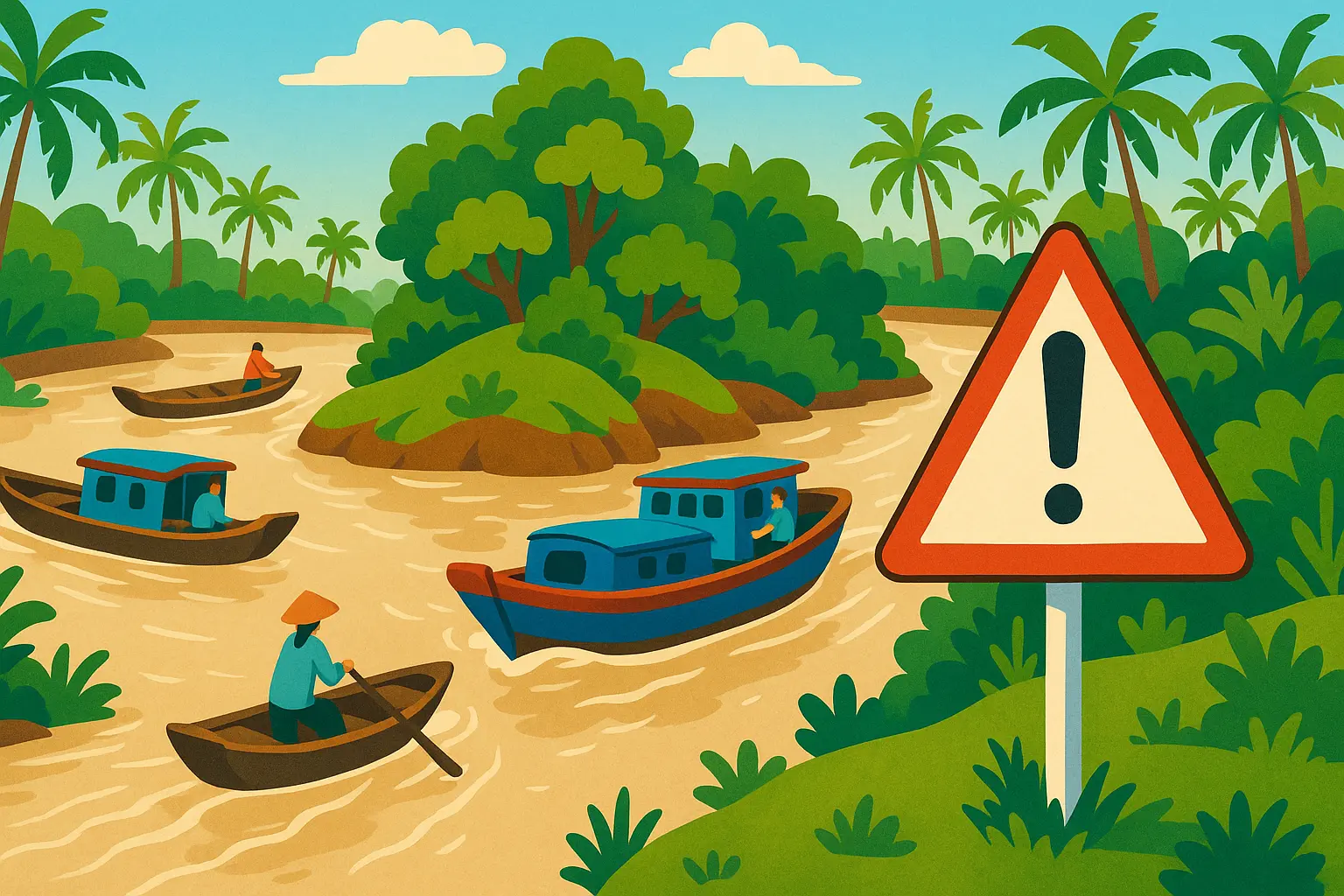 Điểm tiềm ẩn tai nạn giao thông đường thủy nội địa là gì?