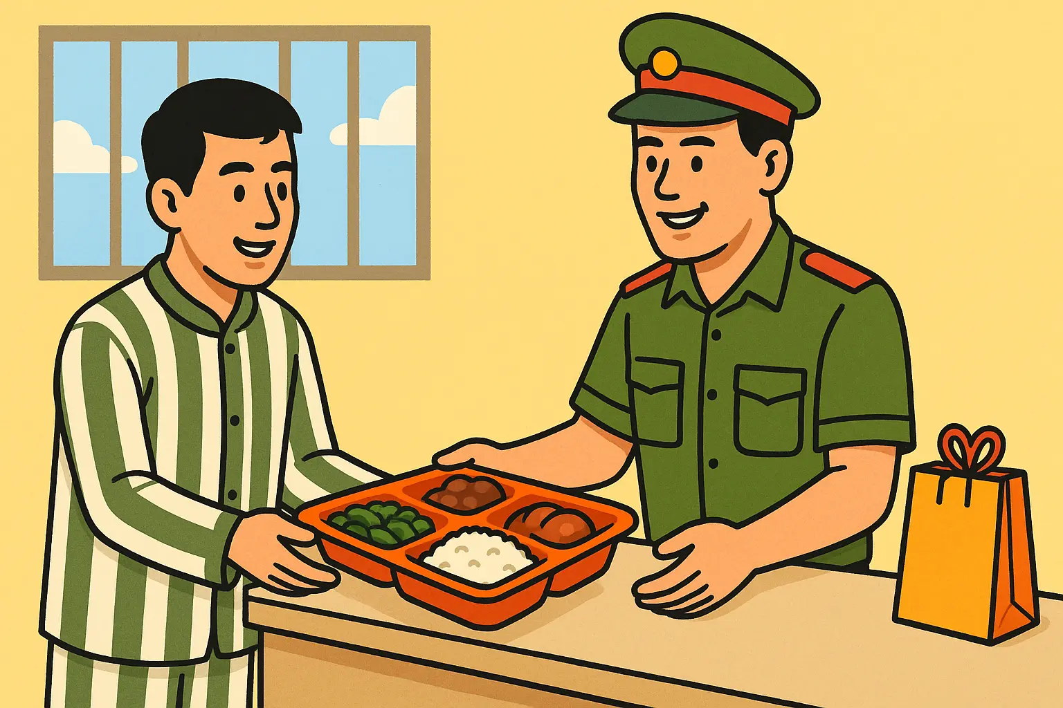 Phạm nhân có được sử dụng tiền cá nhân để ăn thêm ngoài tiêu chuẩn định lượng không?