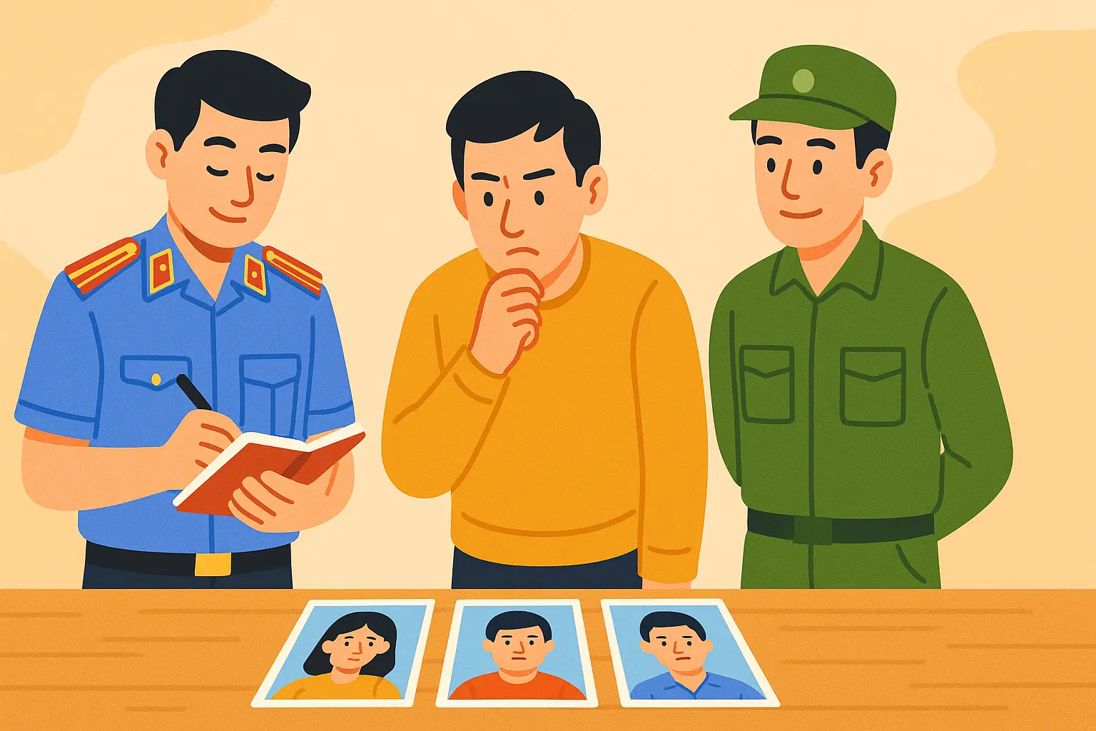 Những ai phải tham gia nhận dạng?